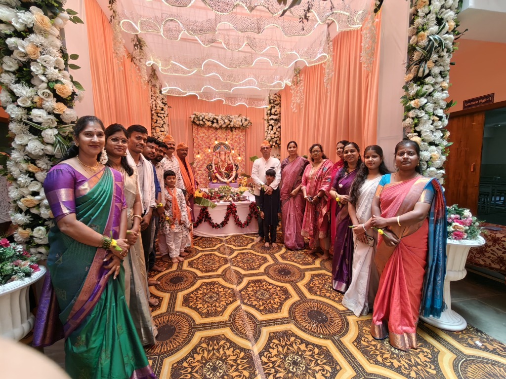 Ganesh Chaturthi Celebration with Management & Faculty